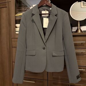 NWT Women’s Aritzia Etiquette Blazer by Wilfred, Charcoal Grey, Size 6